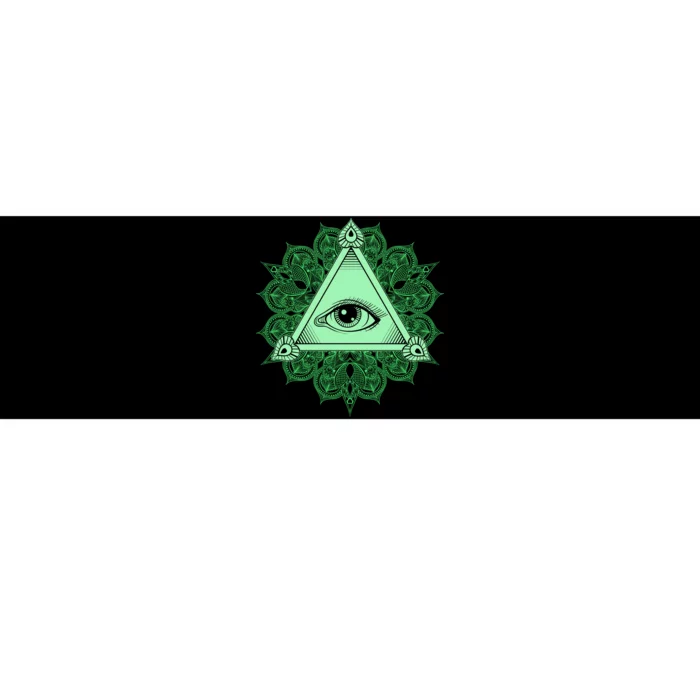 All Seeing Pyramid Eye Bumper Sticker