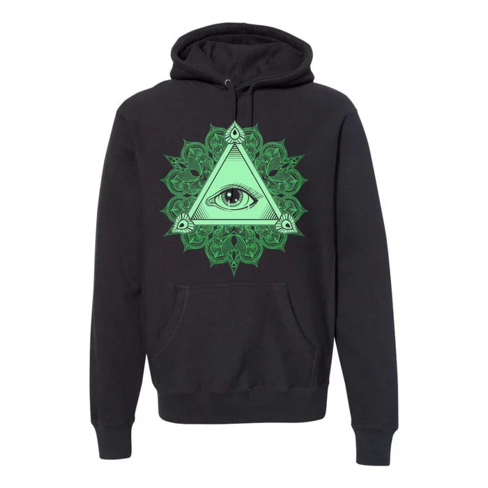 All Seeing Pyramid Eye Premium Hoodie