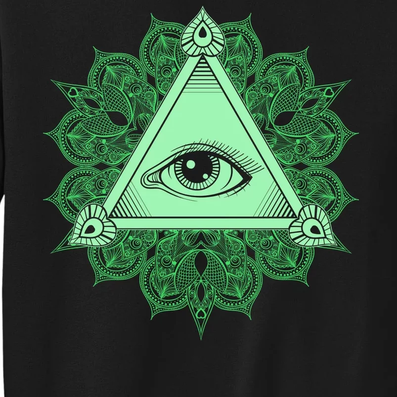 All Seeing Pyramid Eye Tall Sweatshirt