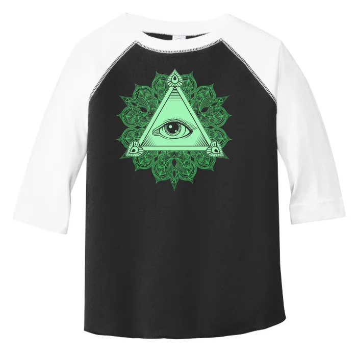 All Seeing Pyramid Eye Toddler Fine Jersey T-Shirt