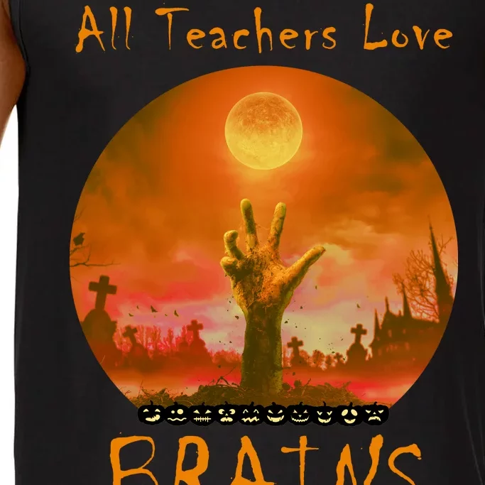 All Teachers Love Brains Zombie Comfort Colors® Tank Top