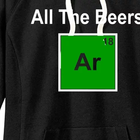 All The Beer ARGON Women's Fleece Hoodie