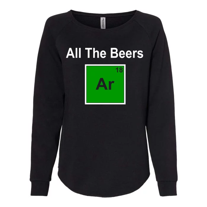 All The Beer ARGON Womens California Wash Sweatshirt