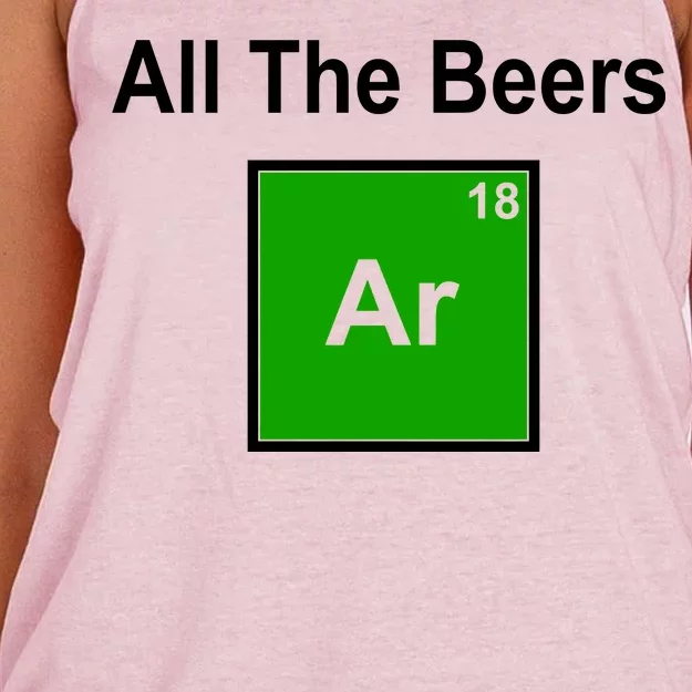 All The Beer ARGON Women's Knotted Racerback Tank