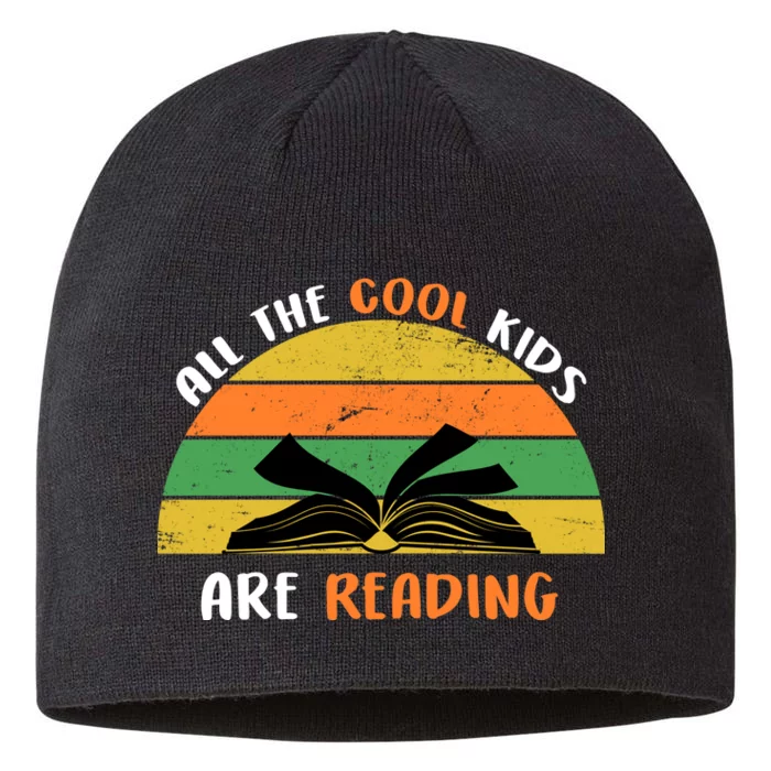 All The Cool Kids Are Reading 8 1/2in Sustainable Knit Beanie