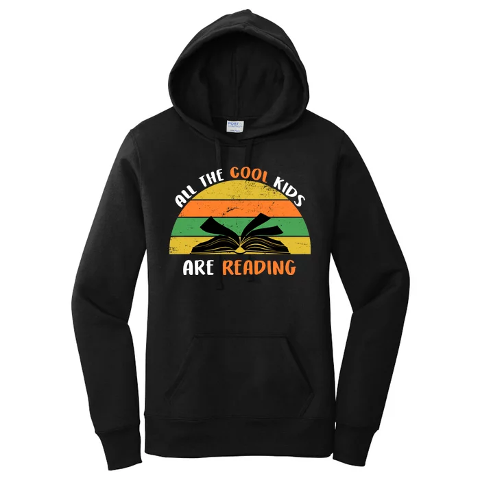 All The Cool Kids Are Reading Women's Pullover Hoodie