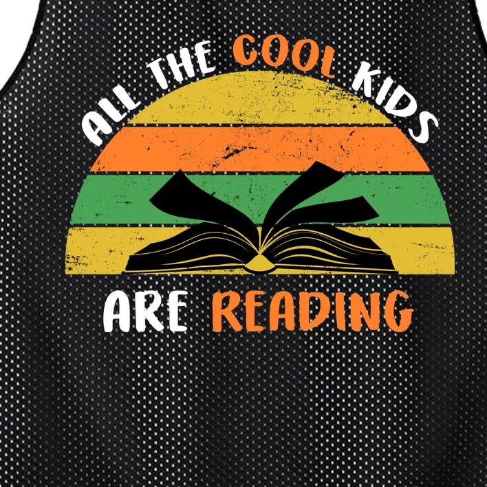 All The Cool Kids Are Reading Mesh Reversible Basketball Jersey Tank