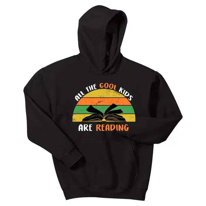 All The Cool Kids Are Reading Kids Hoodie