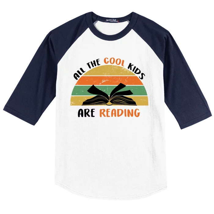 All The Cool Kids Are Reading Baseball Sleeve Shirt