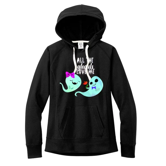 All The Ghouls Love Me Women's Fleece Hoodie