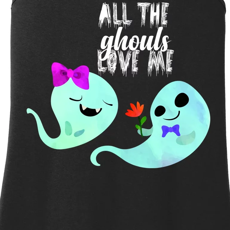 All The Ghouls Love Me Ladies Essential Tank