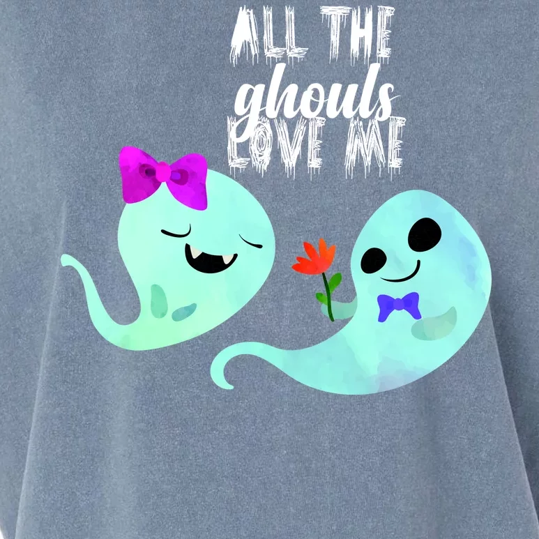 All The Ghouls Love Me Garment-Dyed Women's Muscle Tee