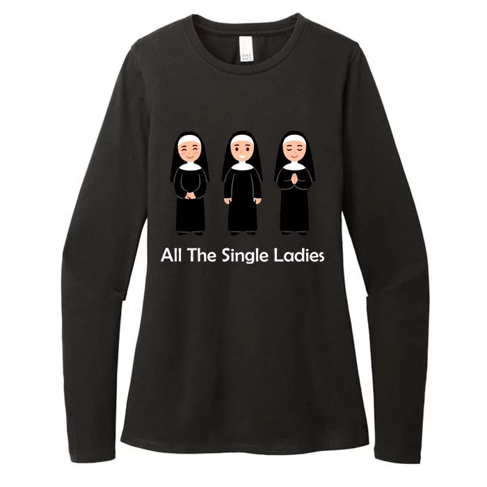 All The Single Ladies Nun Womens CVC Long Sleeve Shirt