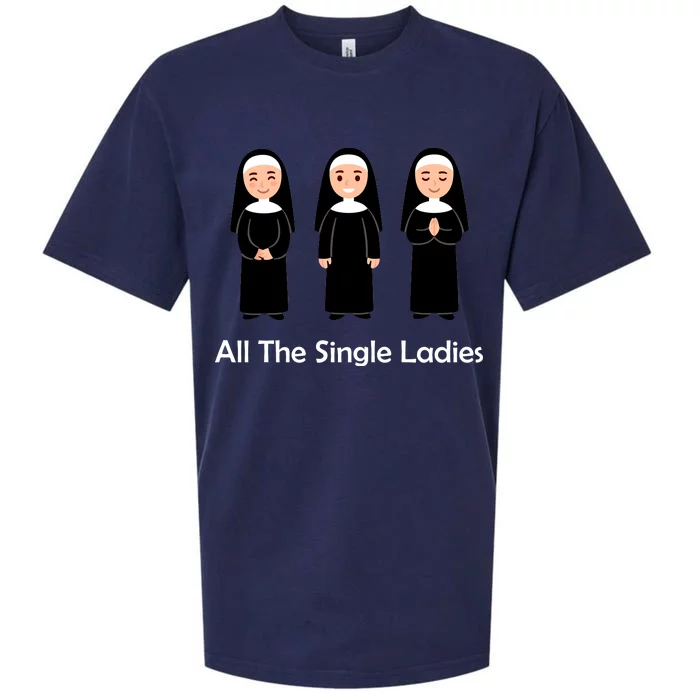 All The Single Ladies Nun Sueded Cloud Jersey T-Shirt