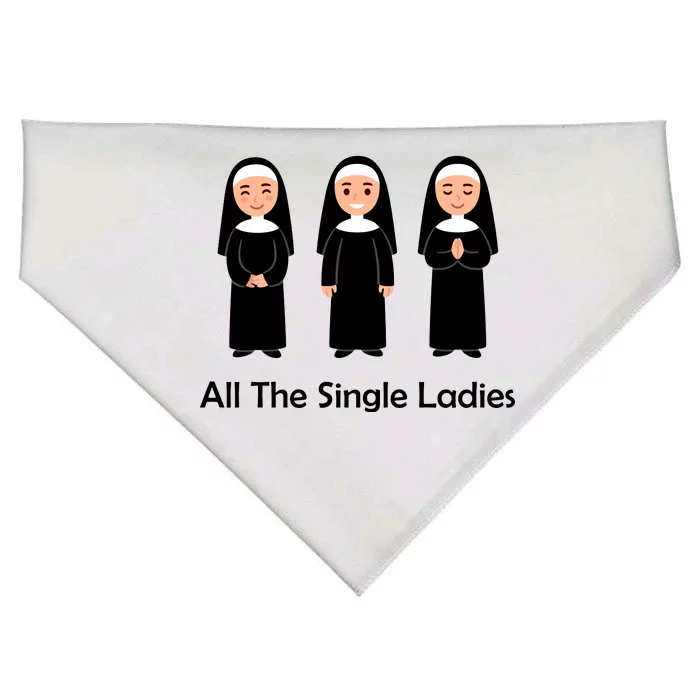 All The Single Ladies Nun USA-Made Doggie Bandana