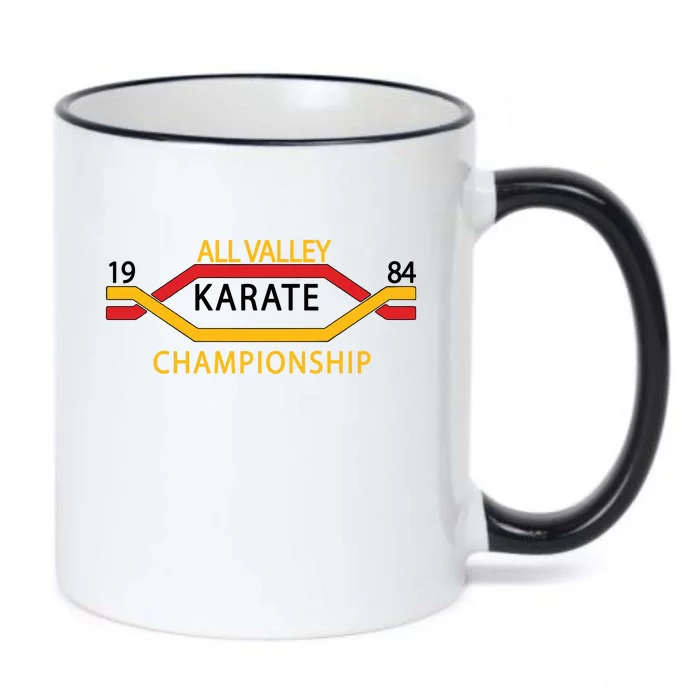 All Valley 1984 Karate Championship Black Color Changing Mug