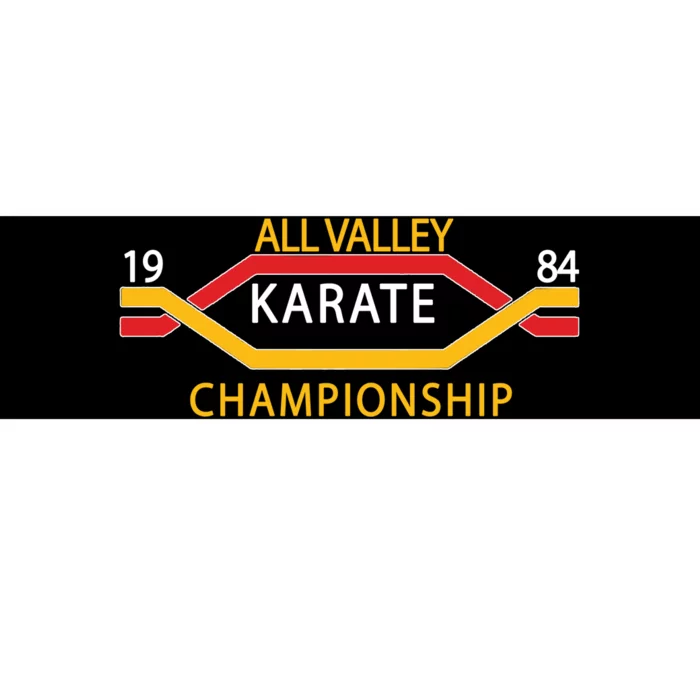 All Valley 1984 Karate Championship Bumper Sticker