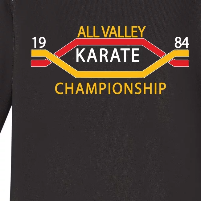 All Valley 1984 Karate Championship Baby Long Sleeve Bodysuit