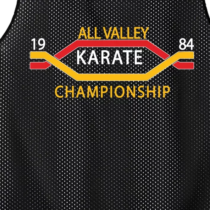 All Valley 1984 Karate Championship Mesh Reversible Basketball Jersey Tank