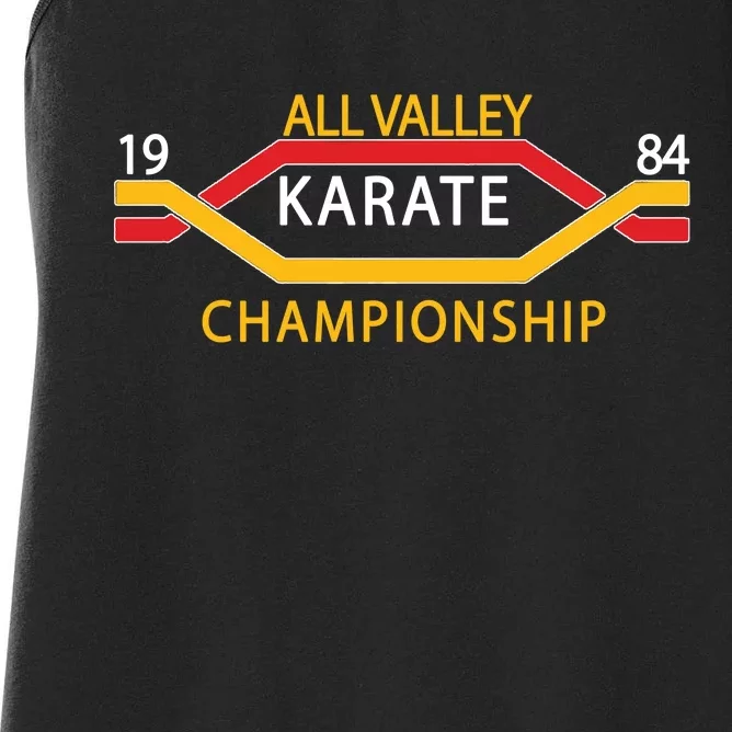 All Valley 1984 Karate Championship Women's Racerback Tank