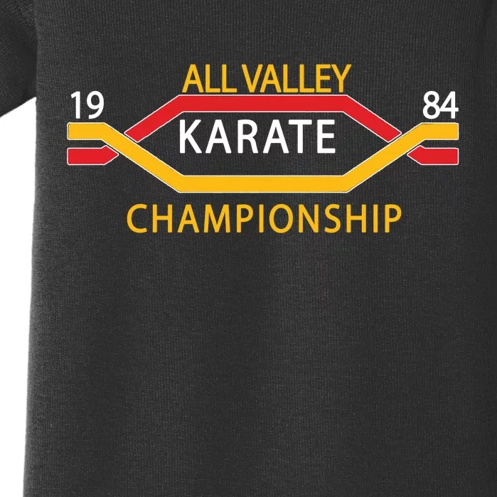 All Valley 1984 Karate Championship Baby Bodysuit