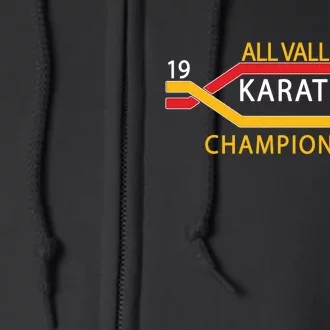 All Valley 1984 Karate Championship Full Zip Hoodie