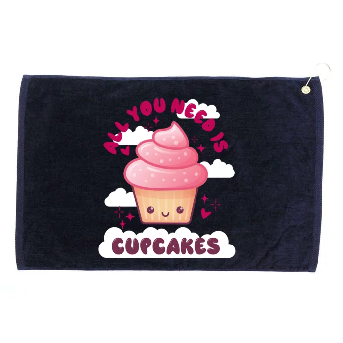 All You Need Is Cupcakes Grommeted Golf Towel