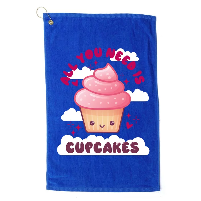 All You Need Is Cupcakes Platinum Collection Golf Towel