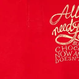 All You Need is Love but a Little Chocolate Doesn't Hurt Valentine's Day Softstyle Adult Sport Polo