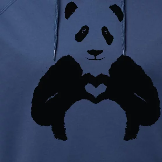 All You Need Is Love Panda Performance Fleece Hoodie