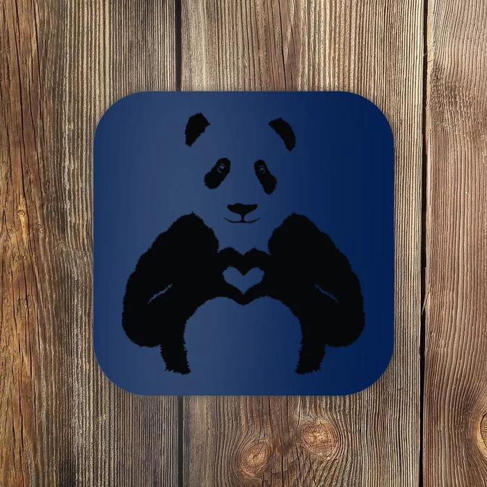 All You Need Is Love Panda Coaster