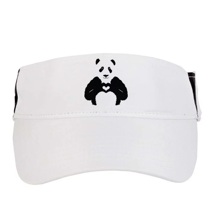 All You Need Is Love Panda Adult Drive Performance Visor