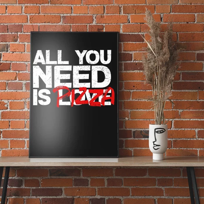 All You Need Is Pizza Poster