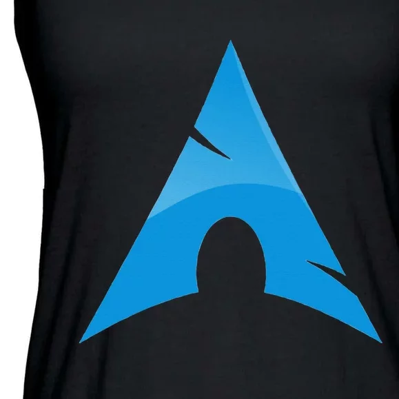 Arch Linux Lover With Logo Open Source Os Ladies Essential Flowy Tank