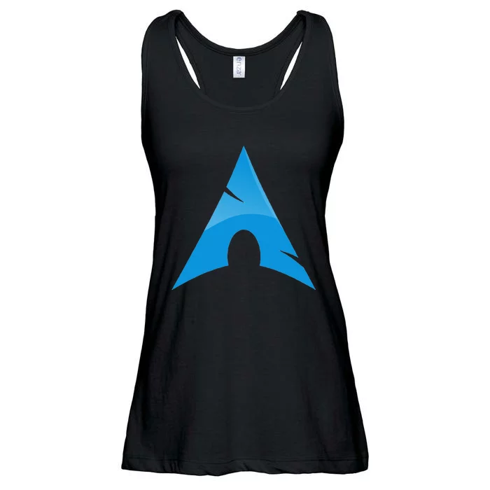 Arch Linux Lover With Logo Open Source Os Ladies Essential Flowy Tank