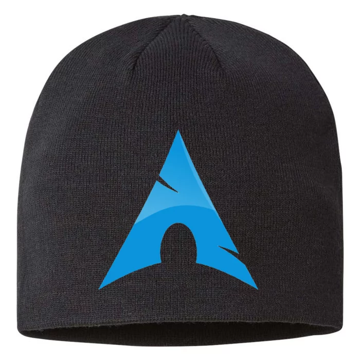 Arch Linux Lover With Logo Open Source Os 8 1/2in Sustainable Knit Beanie