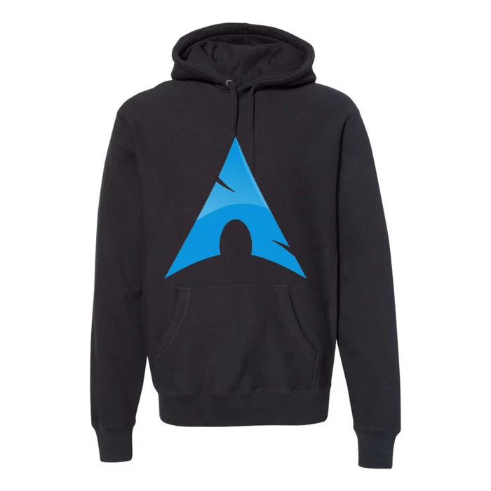 Arch Linux Lover With Logo Open Source Os Premium Hoodie