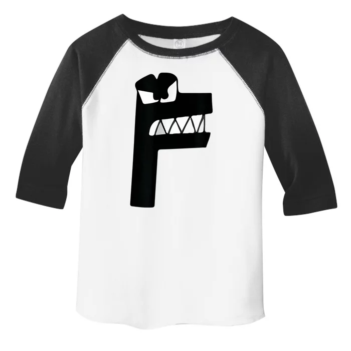 Alphabet Lore Latter F Toddler Fine Jersey T-Shirt