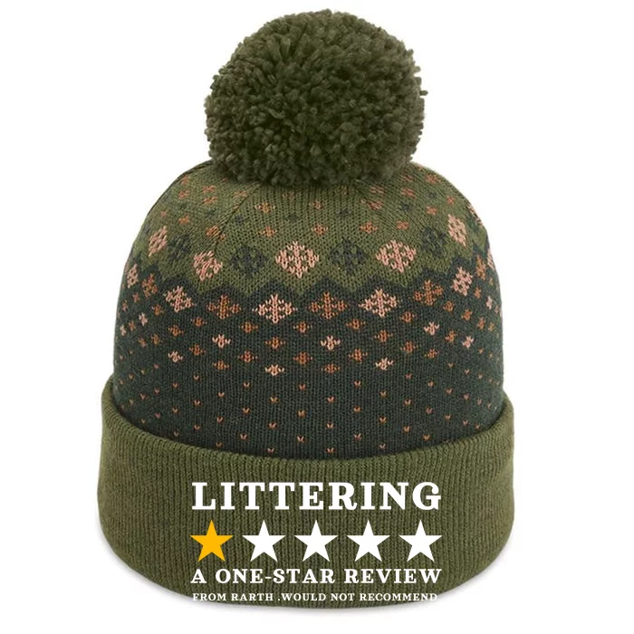 Anti Littering Litter Environment Earth Day 2024 The Baniff Cuffed Pom Beanie