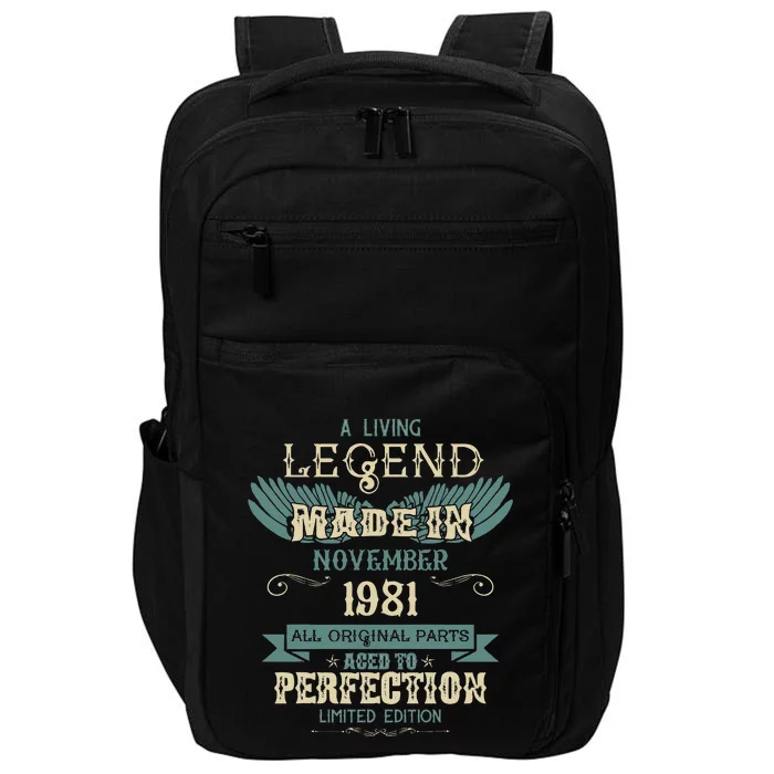 A Living Legend Born In November 1981 – Happy Birthday Impact Tech Backpack