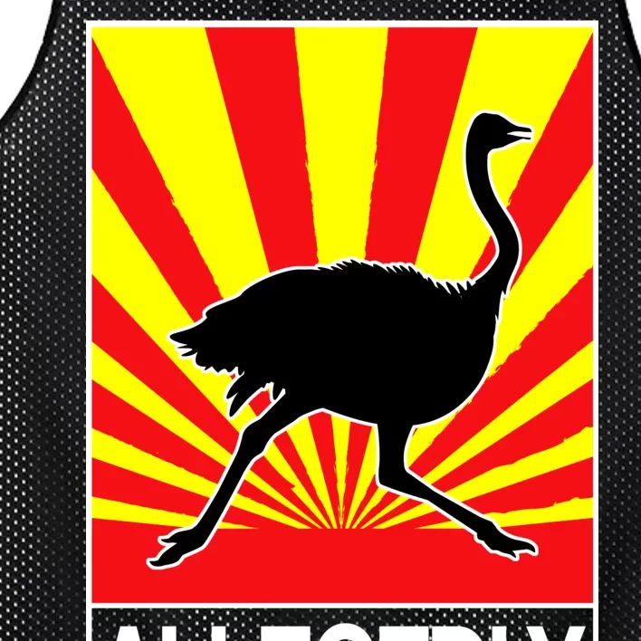 Allegedly Ostrich Mesh Reversible Basketball Jersey Tank