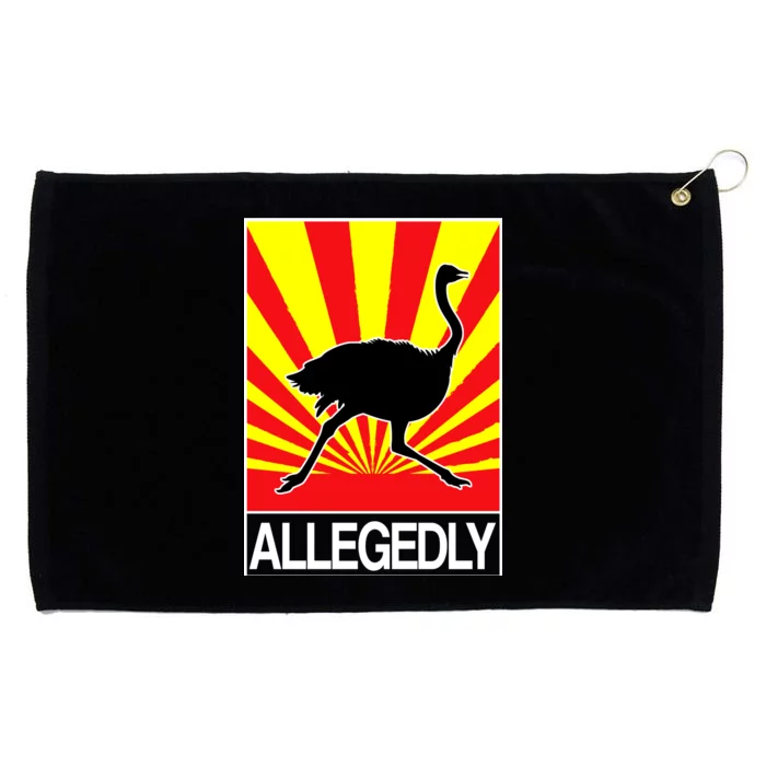 Allegedly Ostrich Grommeted Golf Towel