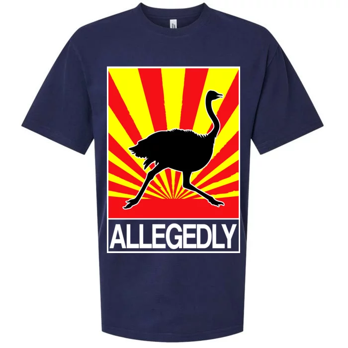 Allegedly Ostrich Sueded Cloud Jersey T-Shirt