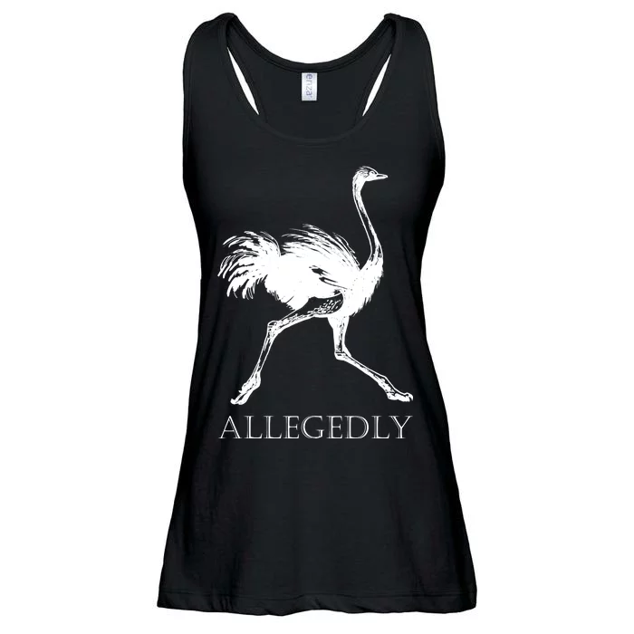 Allegedly Ostrich Flightless Bird Ladies Essential Flowy Tank