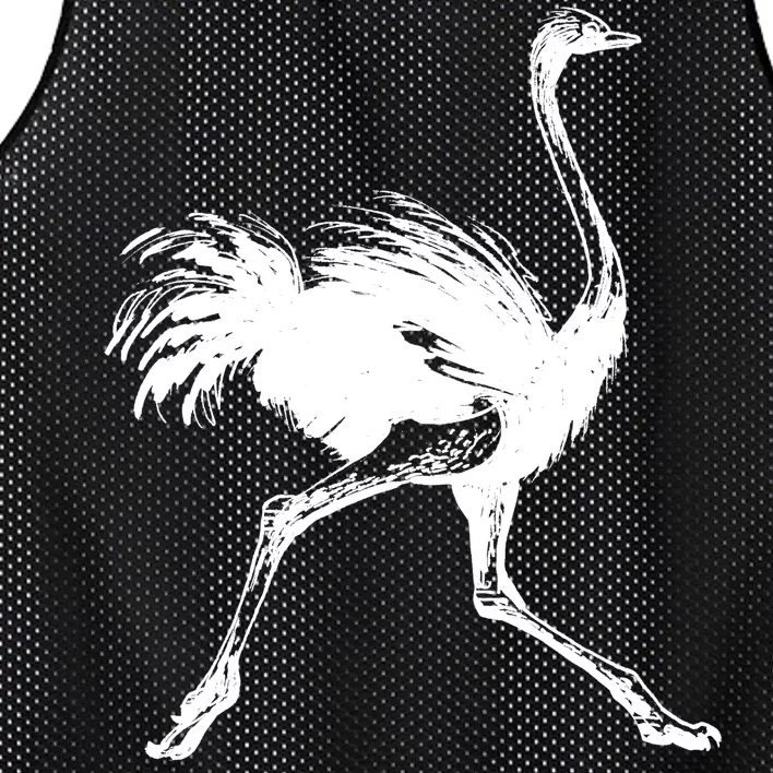 Allegedly Ostrich Flightless Bird Mesh Reversible Basketball Jersey Tank