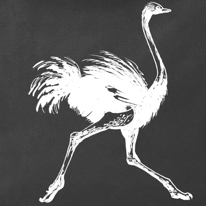 Allegedly Ostrich Flightless Bird Zip Tote Bag