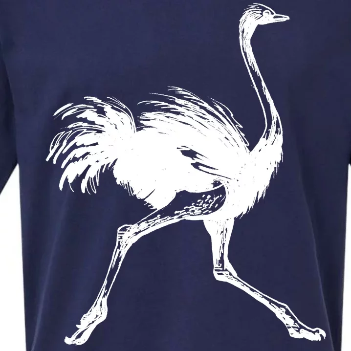 Allegedly Ostrich Flightless Bird Sueded Cloud Jersey T-Shirt