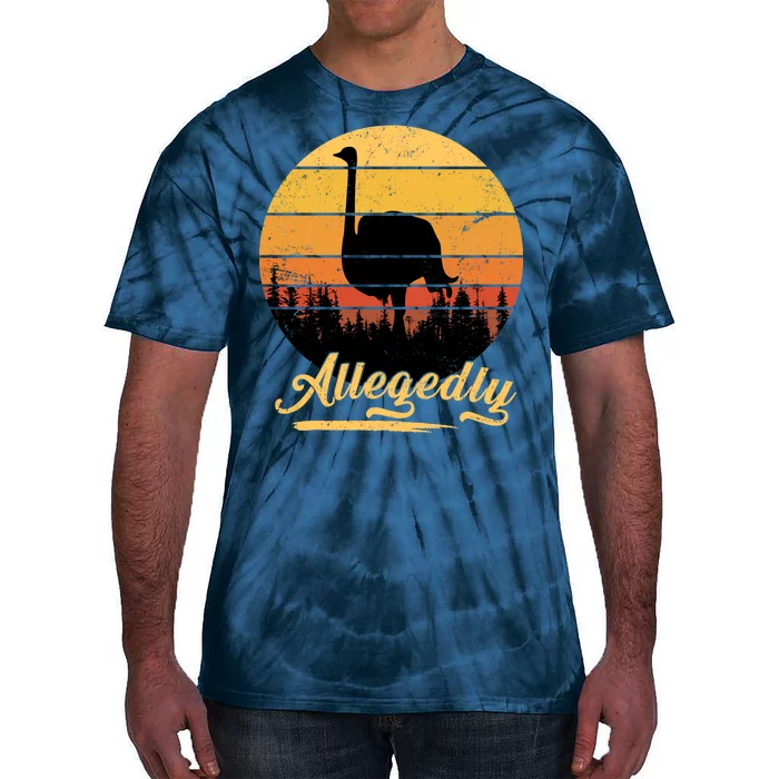 Allegedly Ostrich Retro Tie-Dye T-Shirt