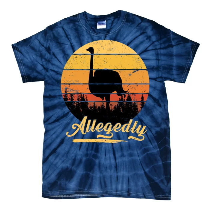 Allegedly Ostrich Retro Tie-Dye T-Shirt