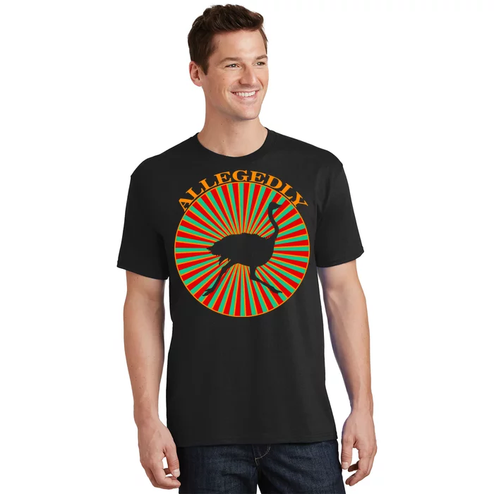 Allegedly Ostrich Retro Bird T-Shirt